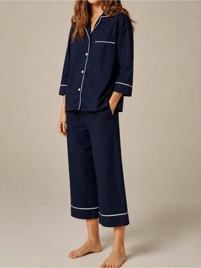 Italic Slumber Cotton Pajama Set.